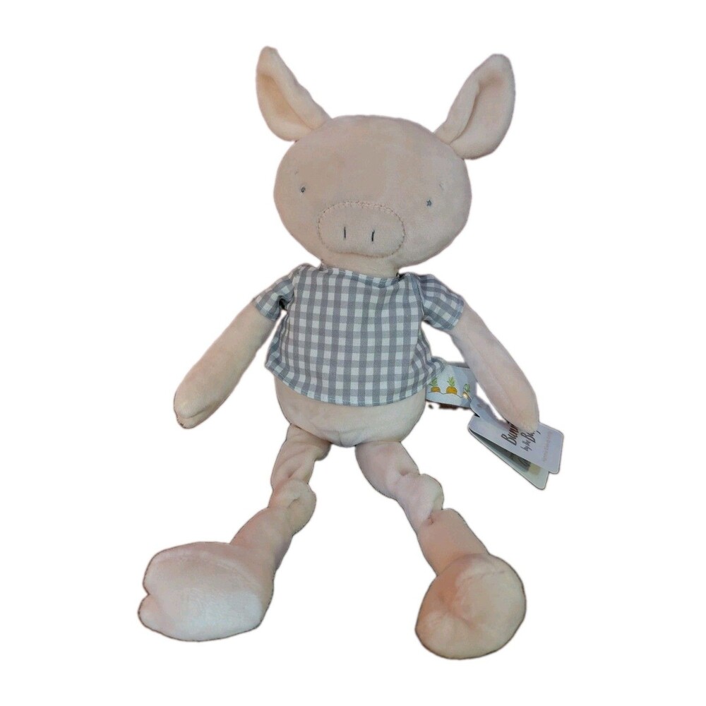 New Bunnies By The Bay Plush HAMMIE KNEE-DY KNOTTY Lovey Soft Friend 14"